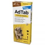 AdTab Comprimido Mastigável contra Pulgas e Carraças para Cães de 1.3 a 2.5Kg
