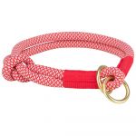 Trixie Coleira Semi-Estranguladora Soft Rope L-XL Vermelho