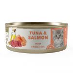 Ração Húmida Amity Super Premium Kitten Tuna & Salmon 24 x 80 gr
