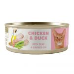 Ração Húmida Amity Super Premium Cat Chicken & Duck 24 x 80 gr