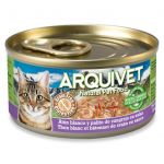 Ração Húmida Arquivet Atum Branco em Molho com Palito de Caranguejo 80 g