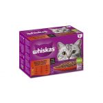 Ração Húmida WHISKAS Comida Húmida Gato Seleção Clássica 24x85g