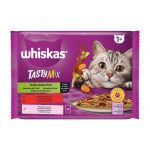 Ração Húmida WHISKAS Gato Tasty Mix Chef 4x85g