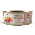 Ração Húmida Amity Super Premium Kitten Tuna & Salmon 6x80g