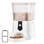Petsuper Dispensador Comida Inteligente WiFi c/ Camera 5L Branco