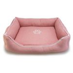 Arquivet Cama Berço Quadrada com Pegada, Rosa 55x46x17 cm