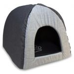 Arquivet Iglu com Pegada, Preto/cinza 45x45x40 cm