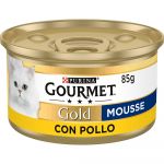 Ração Húmida Purina Gourmet Gold Mousse Frango 24x85g