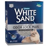 White Sand Areia Aglomerante com Carvão Ativado 6l