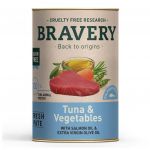 Ração Húmida Bravery Tuna & Vegetables 290g