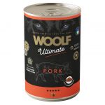 Ração Húmida Woolf Ultimate Enlatada Ração Húmida para Cão Porco 400g