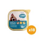 Ração Húmida Lord Cão Ração Húmida para Cão Frango 18x300g