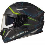 MT Helmets Capacete Kre Sv Intrepid Matte Green Fluor - XXL