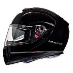 MT Helmets Capacete Atom Sv Solid Black Gloss - XL