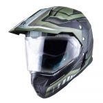 MT Helmets Capacete Synchrony Duo Sport Tourer Matt Green Milatary / Black - S