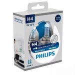 Philips 4x Lâmpadas WhiteVision H4 + W5W - 12342WHVSM