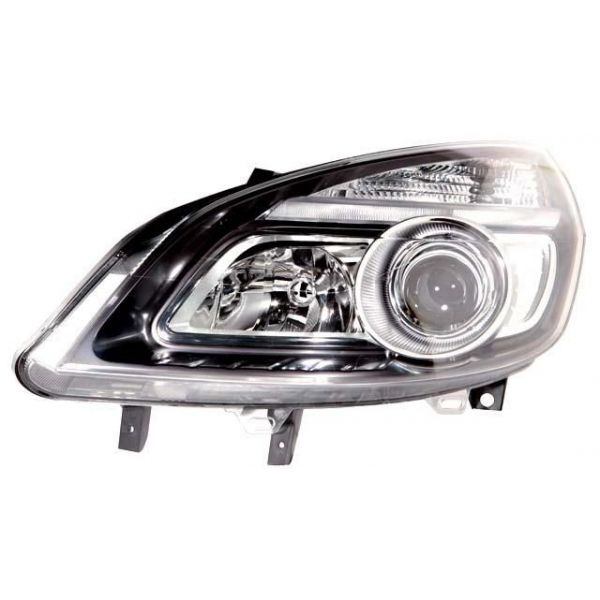 Depo Farol Compat Vel Esquerdo Renault Scenic Ii Aro Preto Kuantokusta