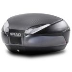 Shad Mala Lateral Top Case Sh48 Premium Dark Grey Tamanho Único