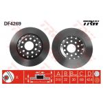 TRW - DF4269 - Jogo 2 discos travão traseiro - 3322937369768