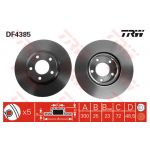 TRW - DF4385 - Jogo 2 discos travão dianteiro - 3322937402328