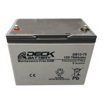 DECK Bateria AGM de 12v 79Ah Selado DB12-75