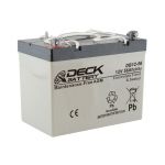 DECK Bateria AGM de 12v 56Ah Selado DB12-56