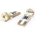 M-tech Blister 2x Lampadas T10/w5w 8 Leds smd 12v Branco 6000k Canbus LED-T10-CAN-8SMD