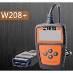 Satkit W280+ Leitor de código OBD2 Westsky Testador de Diagnóstico de Motos e Automóveis