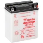 Yuasa Battery Bateria YB12A-B Combipack (con Electrolito)