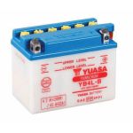 Yuasa Battery Bateria YB4L-B Combipack (con Electrolito)
