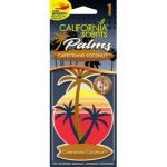 California Scents Ambientador de Carro "Palm Tree Capistrano Coconut" Aroma Coco, Palmeras de Papel