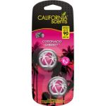 California Scents Ambientador de Carro Minidifusor "Coronado Cherry" con Aroma de Piruleta de Cereza