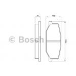 Bosch - 0 986 460 935 - Jogo 4 pastilhas travão disco dianteiro - 3165141096156