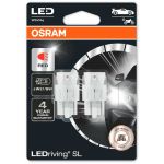 Osram Kit 2 Lâmpadas LED W21/5W 12V/2.4W Vermelho Ledriving® Sl Vermelho