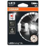 Osram Kit 2 Lâmpadas LED W5W 12V/0.8W Vermelho Ledriving® Sl Vermelho