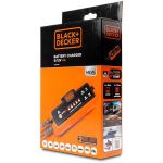 Black + Decker Carregador de Baterias 6/12V 120aH 4A Laranja & Preto