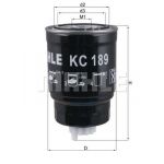 Mahle Filters Filtro de Combustível - KC189