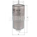 Mahle Filters Filtro de Combustível - KC47