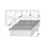 Mann-Filter - C 2657/1 - Filtro de ar - 4011558156701