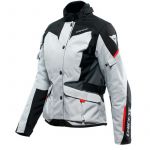 Dainese Casaco Tempest 3 D-dry Lady Glacier-grey Black Lava-red 48