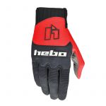 Hebo Luvas Scratch Black / Red S - HE1245SR