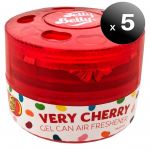 Jelly Belly 5 Unidades. Ambientador Carro "very Cherry" Cereza - LoteSGSai3243