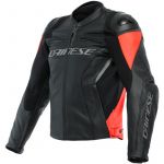 Dainese Casacos Racing 4 Black Fluo-red 50