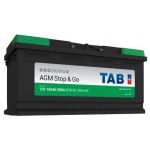 TAB Bateria Agm Stop & Go P/ Veículos Pesados 12v 105ah (393 X 175 X 190mm) AG105