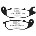 EBC Pastilhas de Freio FA375 - 17220287
