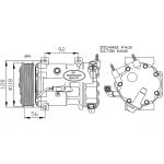 NRF - 32240 - Compressor, ar condicionado - 8718042016843