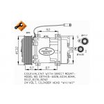 NRF - 32412 - Compressor, ar condicionado - 8718042017512
