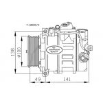 NRF - 32216 - Compressor, ar condicionado - 8718042016614