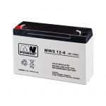 Mw Power Bateria de Chumbo 6V 12Ah (150 x 50 x 95 mm) - BT6V12AH