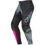 O'neal Moto Calças Element Racewear Lady Black Gray Pink 6